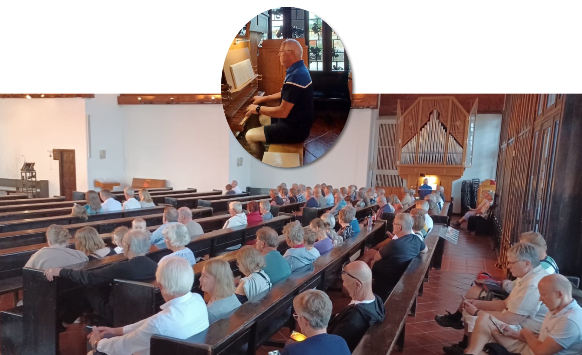 Kirkkoseuroissa 3.12.2025 jälleen laulettiin ja säestäjänä toimi Kari.