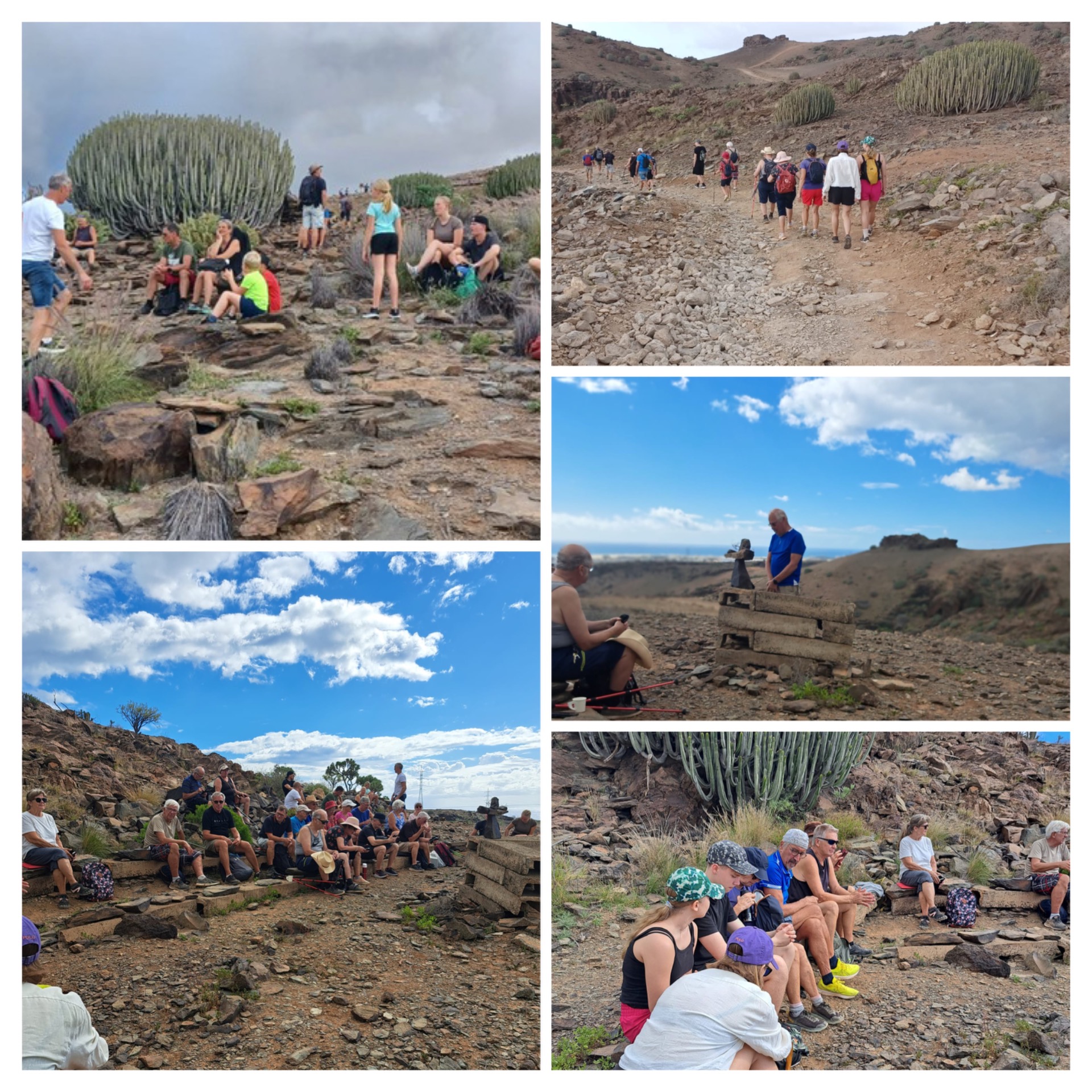 Vilkas maanantai jälleen vuoristossa. Vara-Arvin eli Paten vetämä retki kokosi luontoon 41 osallistujaa. Sadekin oli harvinainen vaeltajien virkistäjä.